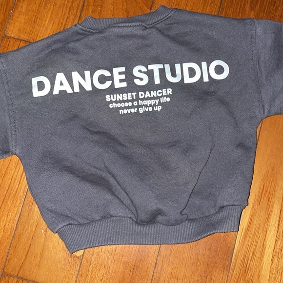 Sweatshirt legging Swan Design bow striped onesie Zara baby girl outfit 12 18 mo - Picture 4 of 9